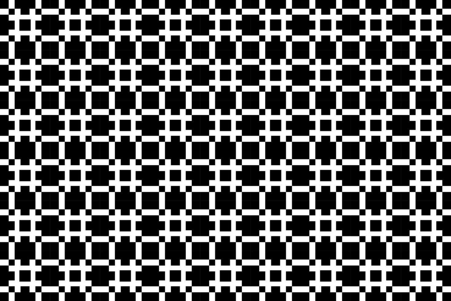 Abstract black and white pattern. Monochrome mosaic pattern graphic design element. vector