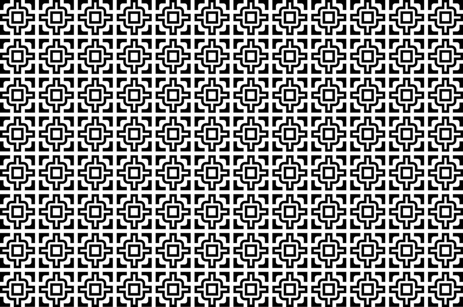 Abstract black and white pattern. Monochrome mosaic pattern graphic design element. vector