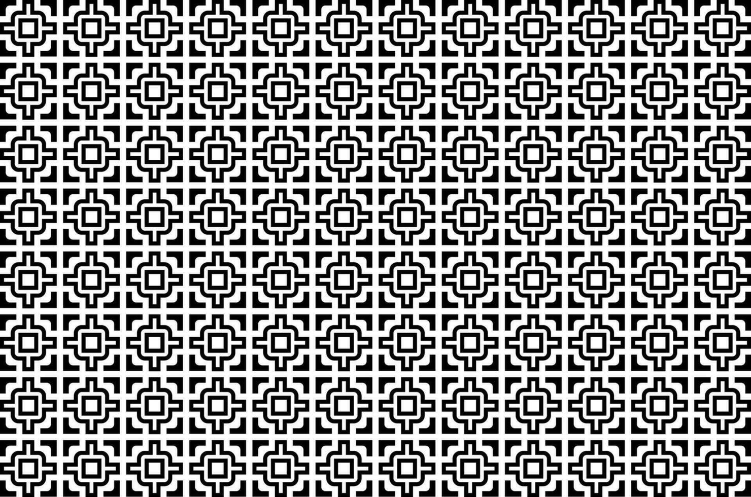 Abstract black and white pattern. Monochrome mosaic pattern graphic design element. vector