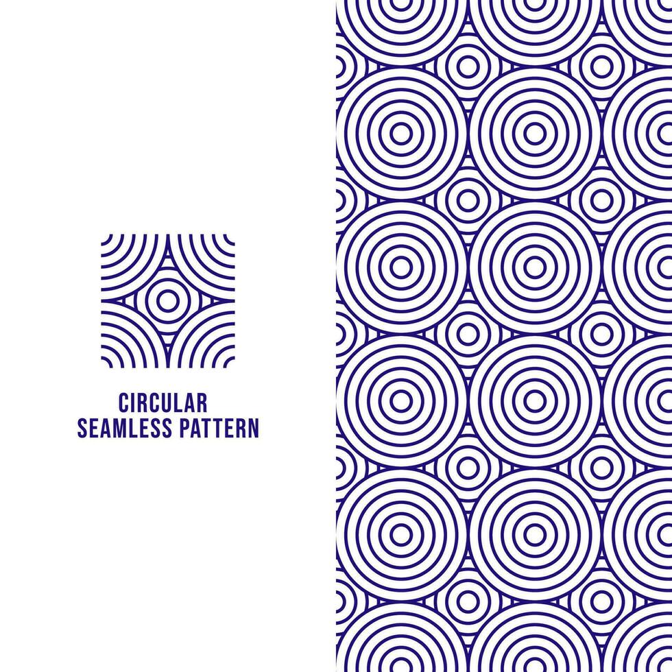 Circular seamless pattern. geometry pattern for textile and printing vector