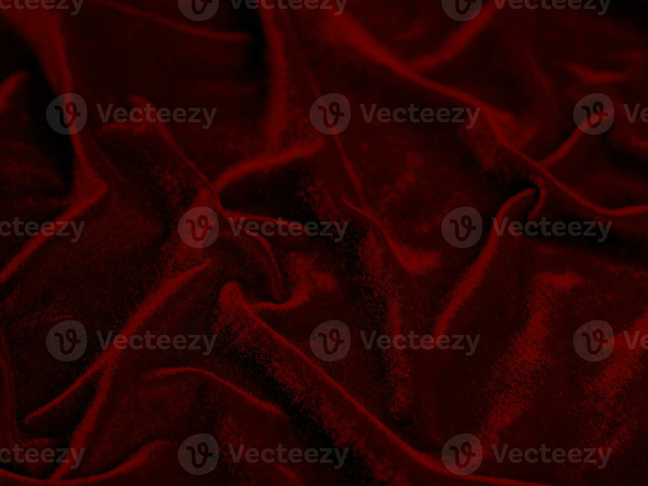 red velvet fabric texture used as background. Empty red fabric background of soft and smooth textile material. There is space for text.. photo