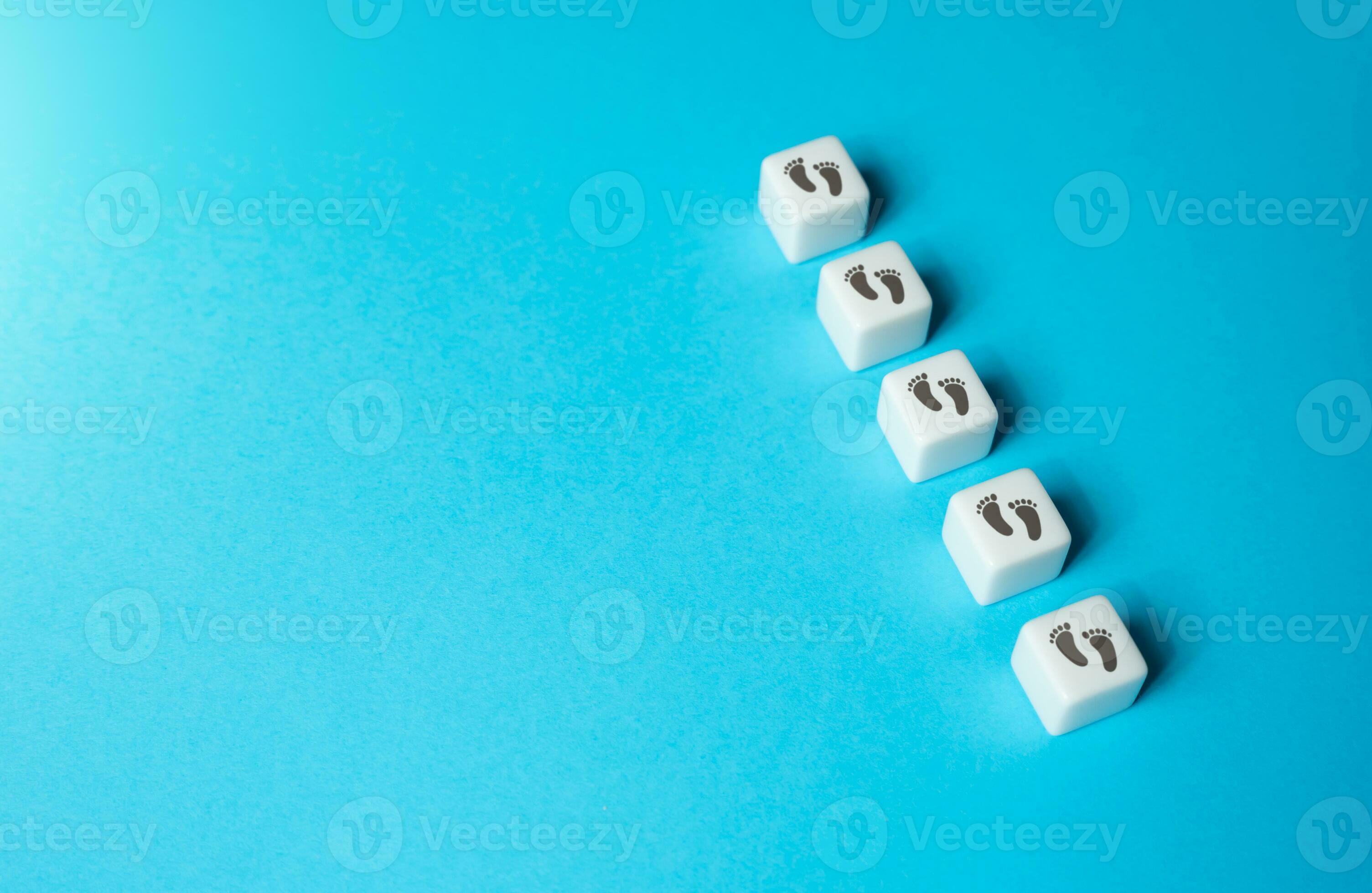 Instruction in 5 steps or jumps. Move forward. Step by step. New opportunities. Set a target and