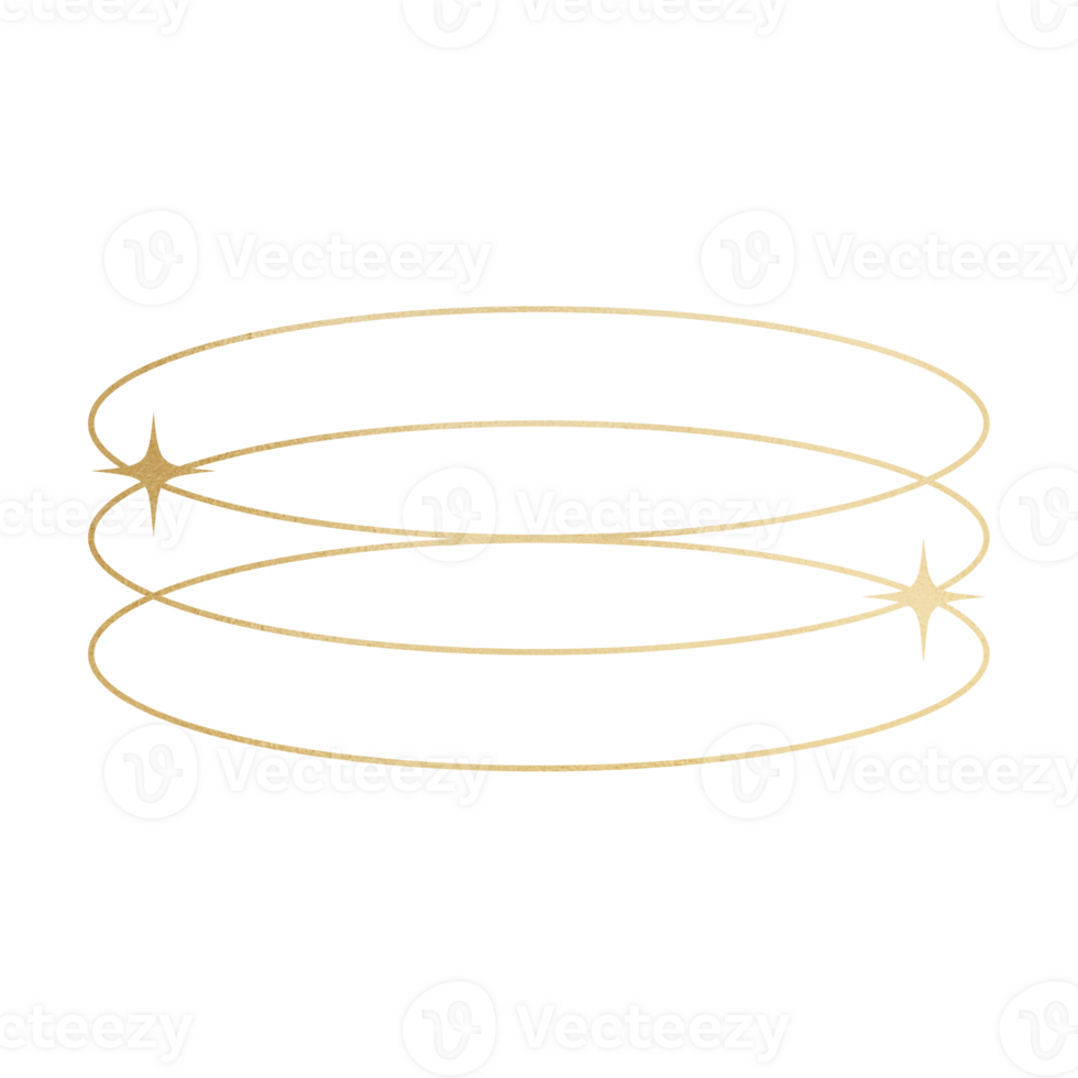 Golden Monoline Circles png