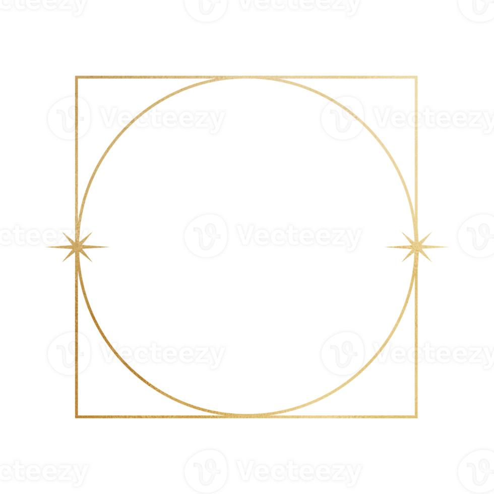 Golden Monoline Circle png