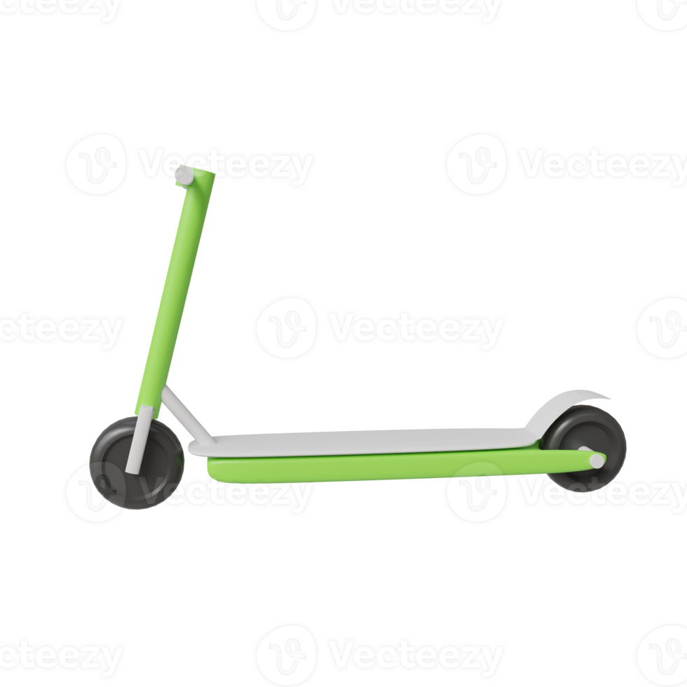 Scooter. 3d render png