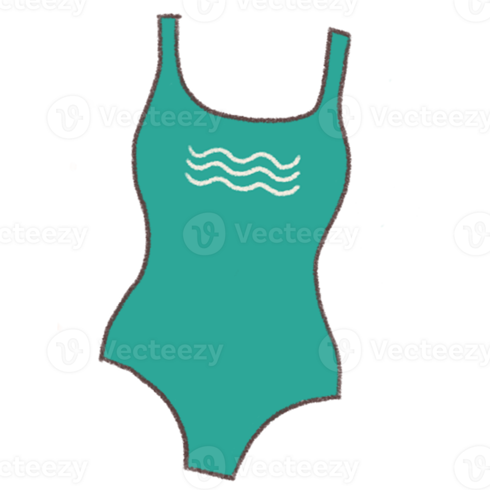 summer vibe elements illustration png