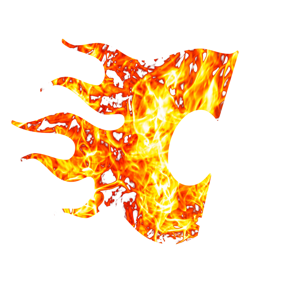 LETTER C FIRE EFFECT 24104120 PNG
