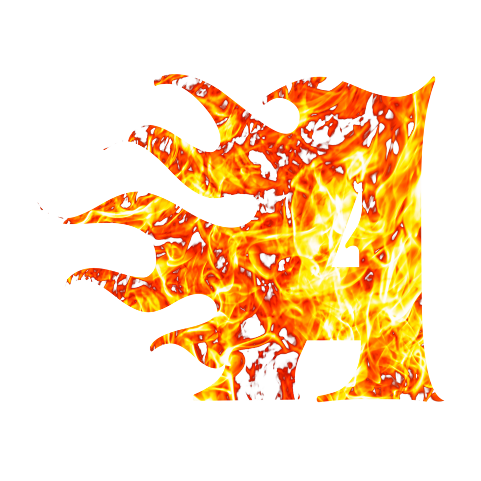 LETTER A FIRE EFFECT 24104125 PNG