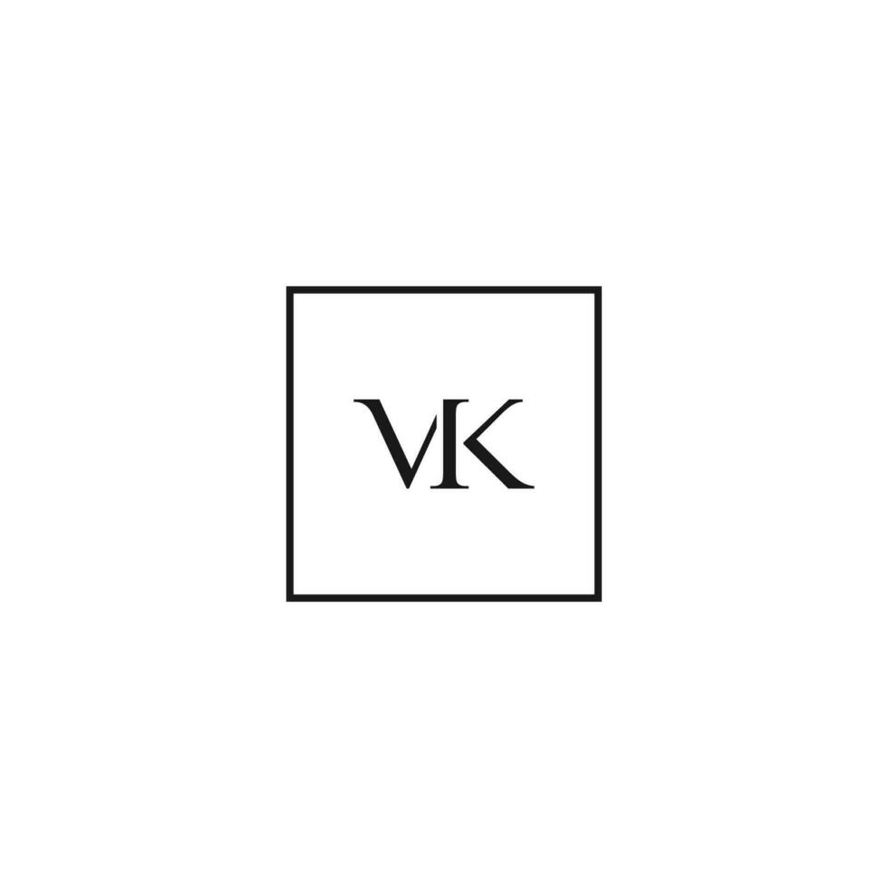 vector logo with the elegant MK or VK unique and clean, elegant, luxury, brand, company