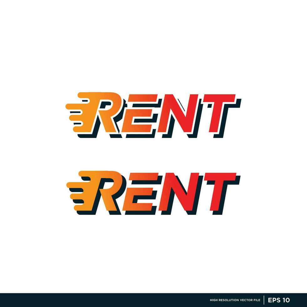 vector logo with a modern, unique, and clean rocket shape, fast, technology, brand, company