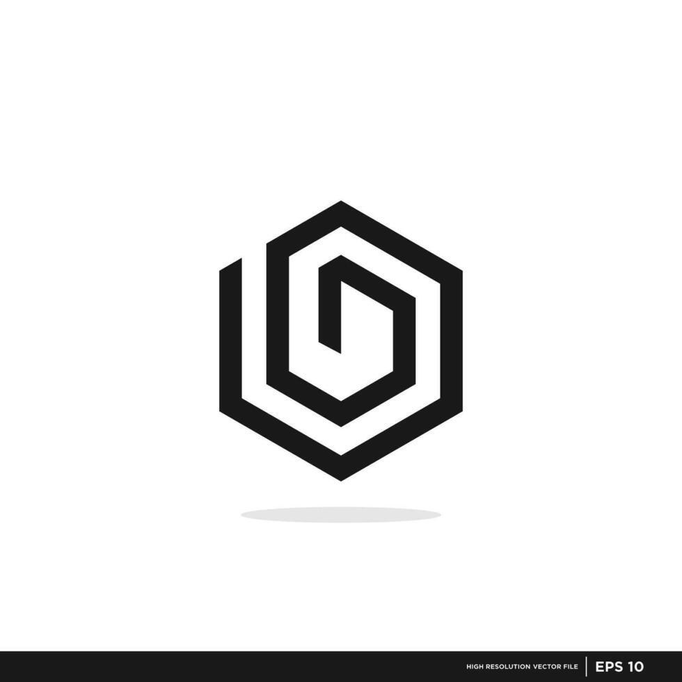 vector logo with the shape of the letter abstract, modern, unique, and clean, brand, company