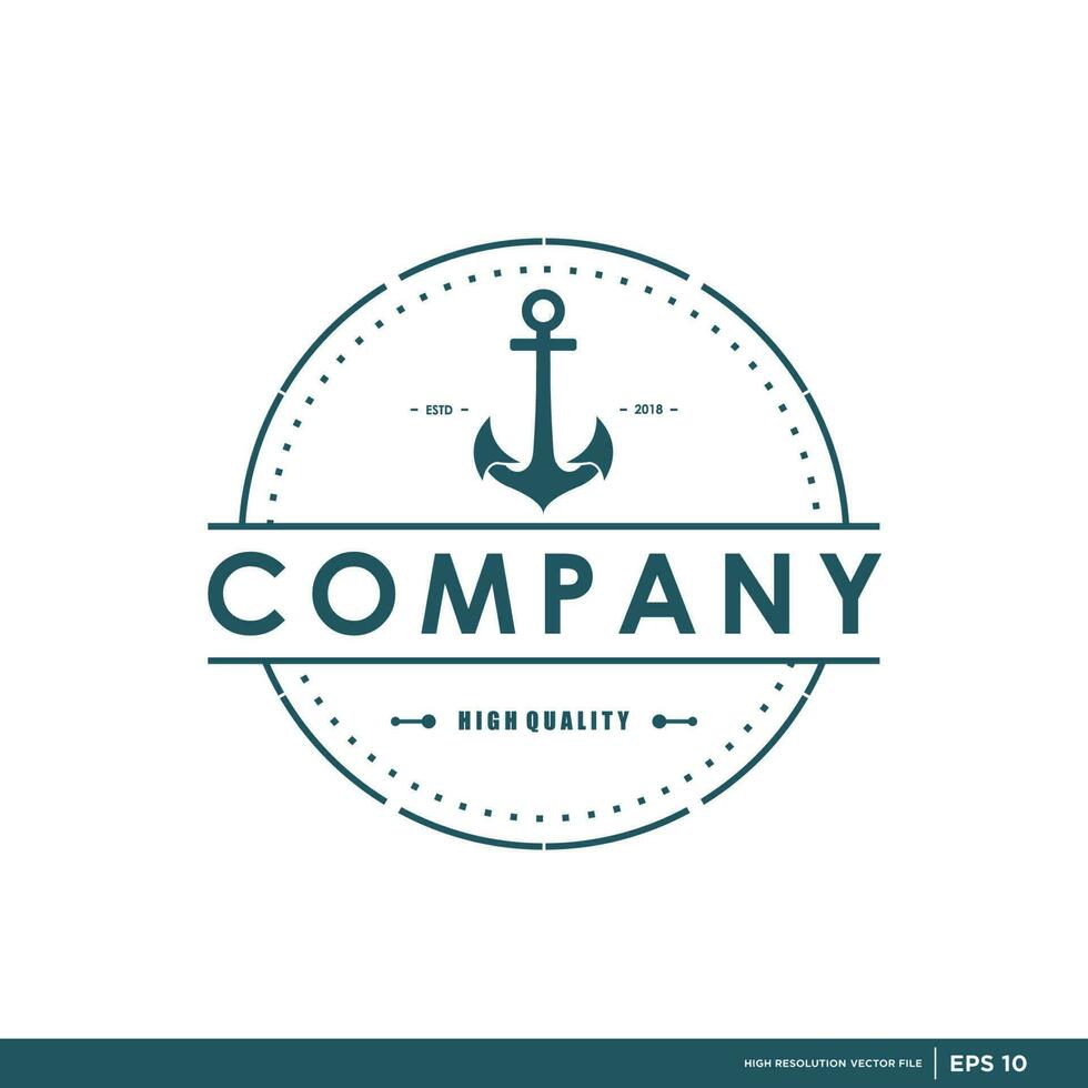 Logo illustration with a vintage style Premium Vector