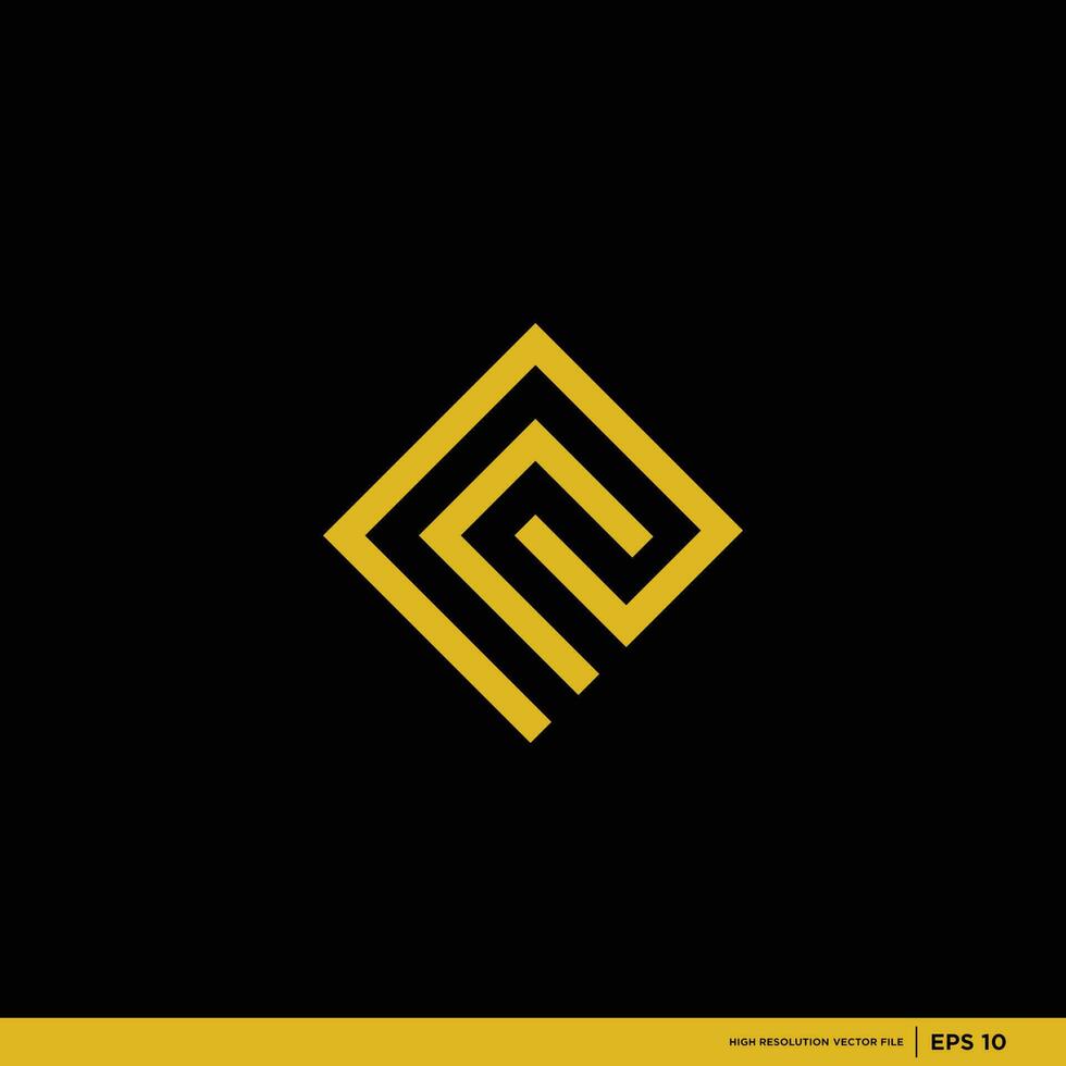 vector logo with the shape of the letter abstract, modern, unique, and clean, brand, company