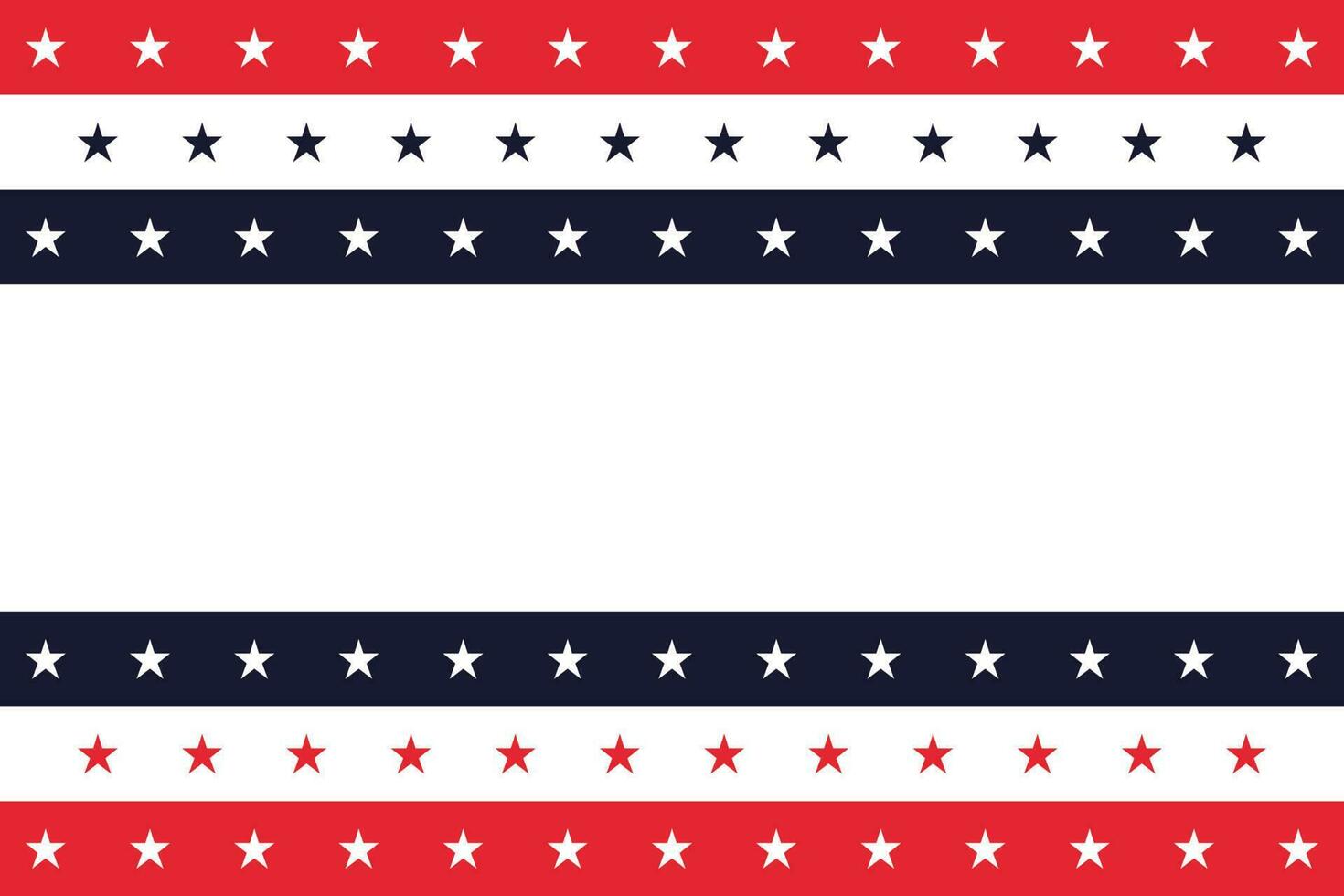 4th of July Background with text space. USA Independence Day Background with United States flag. vector