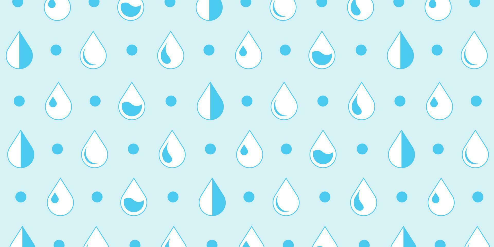 water drop pattern background design vector