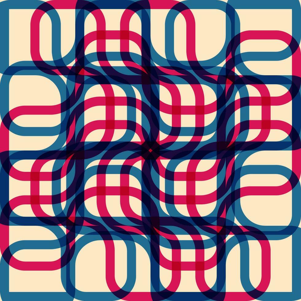 Geometric object  with riso print effect. Vector. Graphic element  for fabric, textile, clothing, wrapping paper, wallpaper, poster. Graphic element.  Perfect For your own decoration or design vector