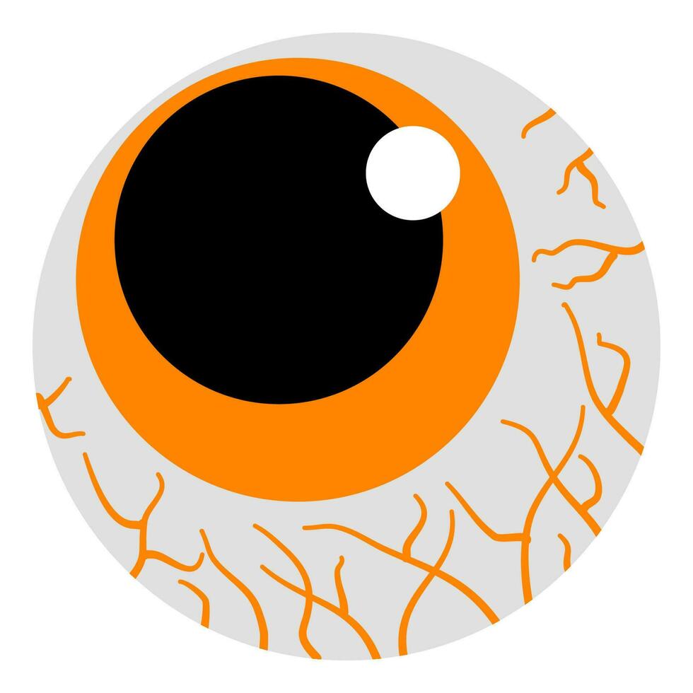eyeball ghost  Halloween vector