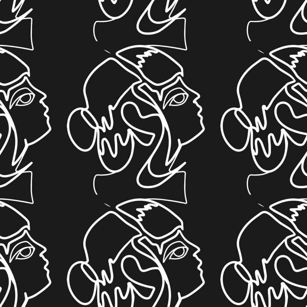 Woman Abstract Silhouette Vector Bundle. Stunning Hand-Drawn Minimalistic Abstract Designs of Faces, Hands, and Shapes