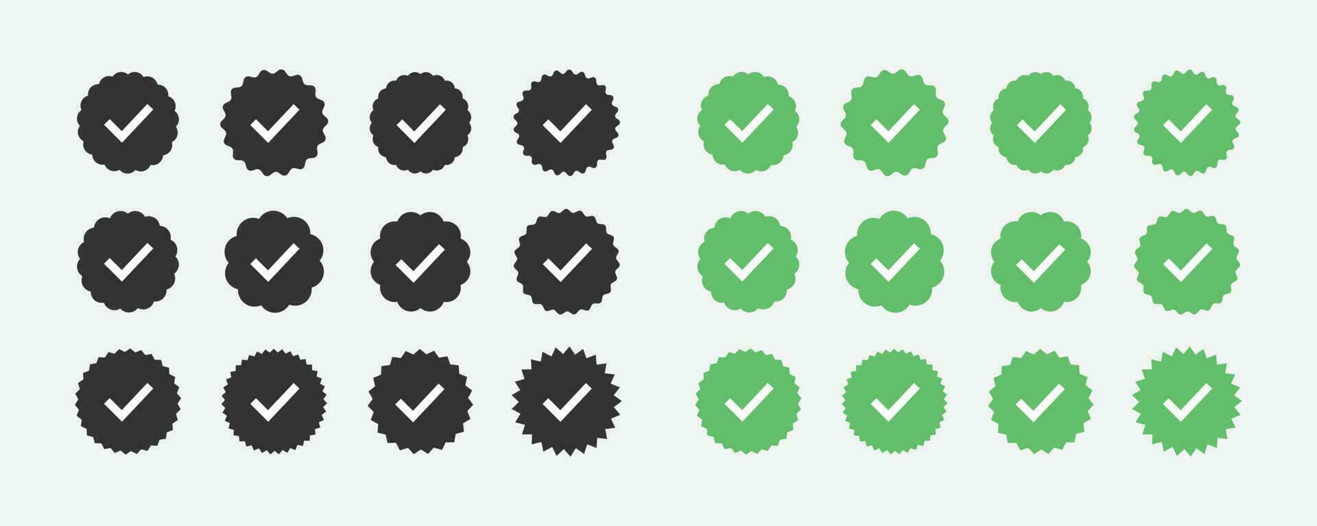 Warranty and quality badge set vector