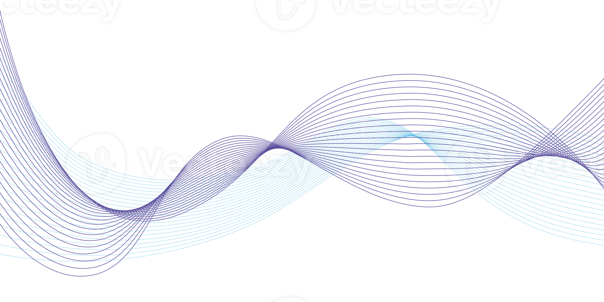 Beautiful abstract wave line technology background png