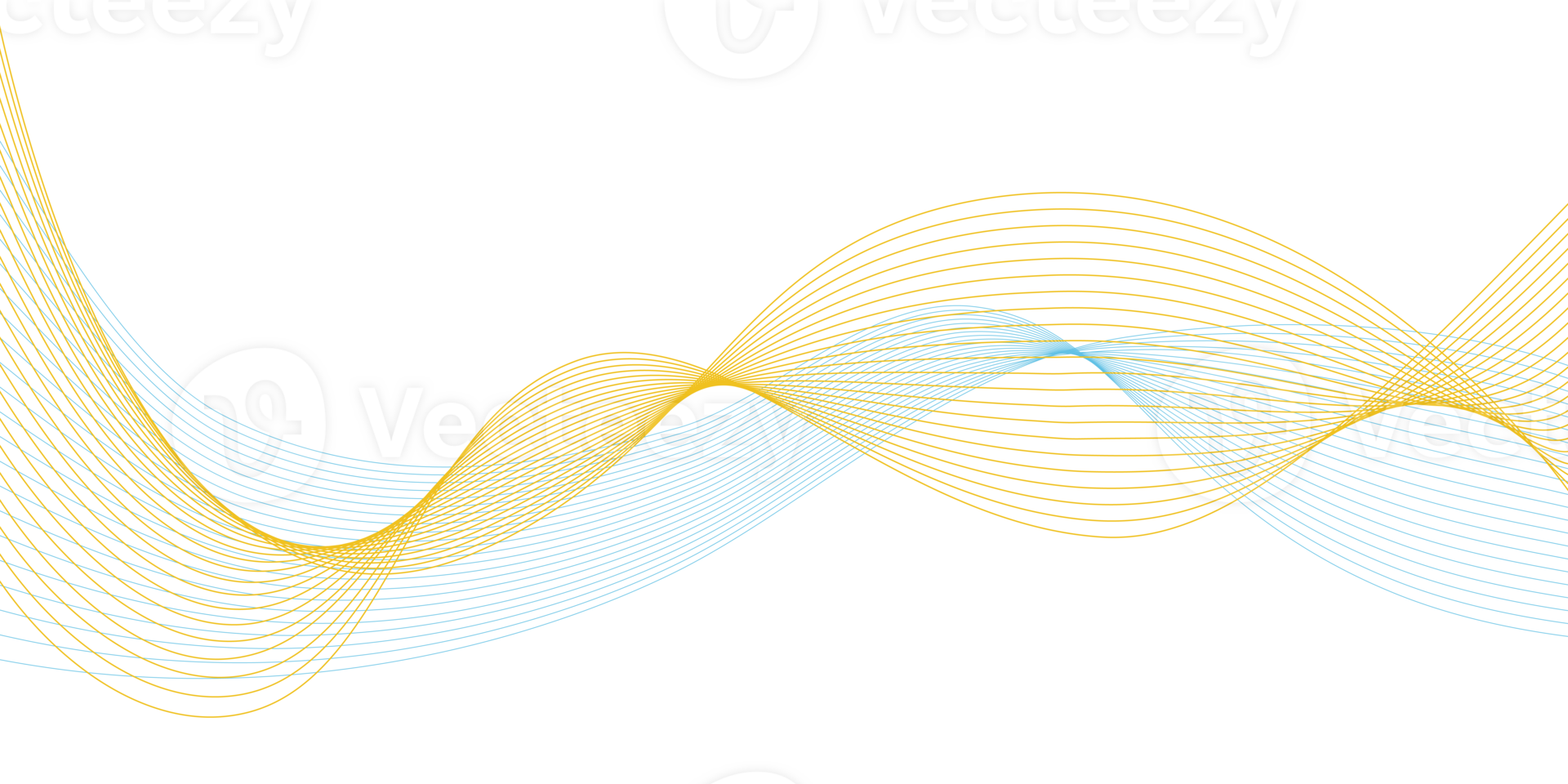 Beautiful abstract wave line technology background png