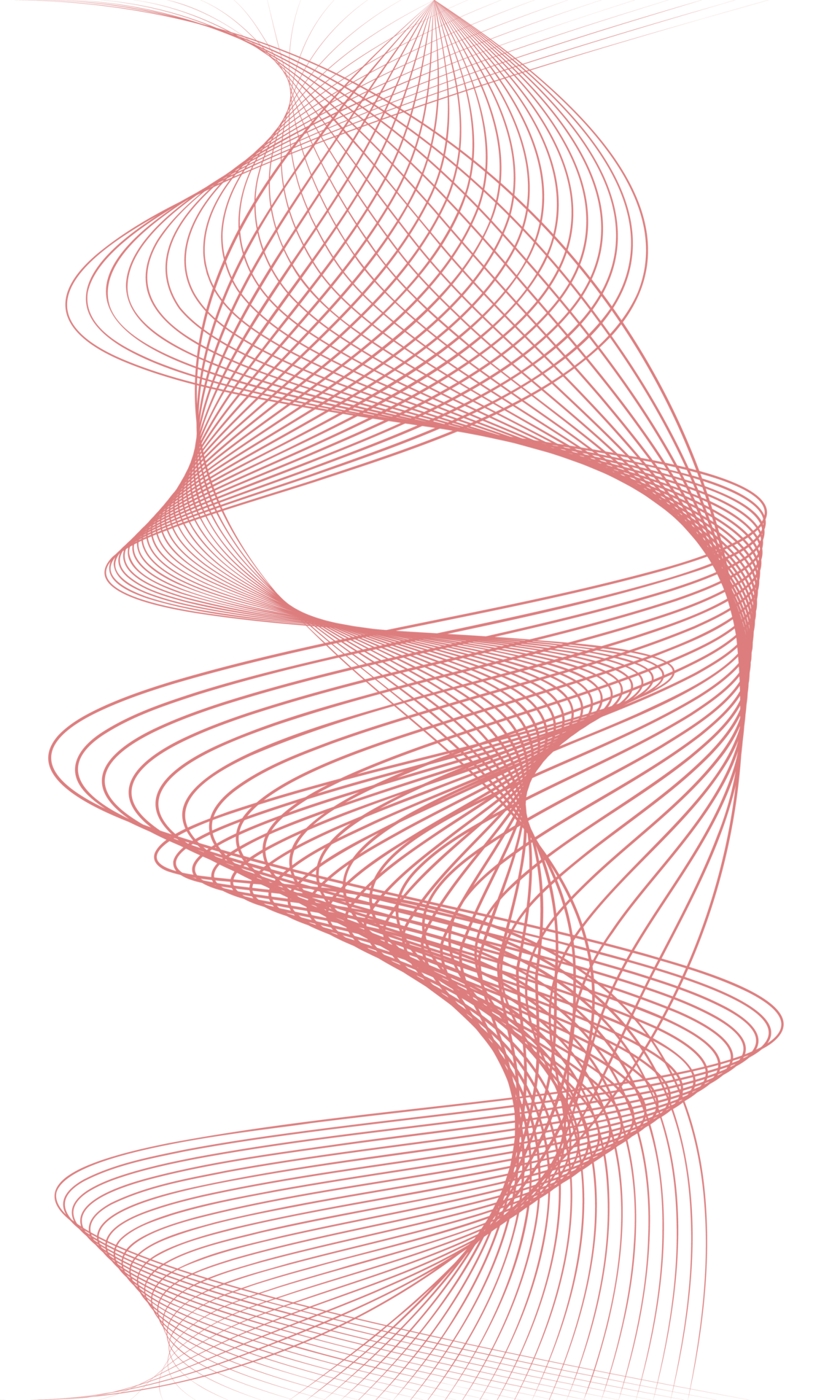 Abstract wave element for design, Curved wavy line 24107783 PNG