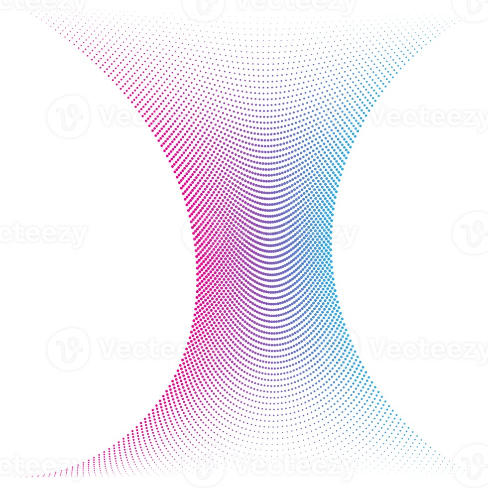 beautiful abstract wave line dot technology background png