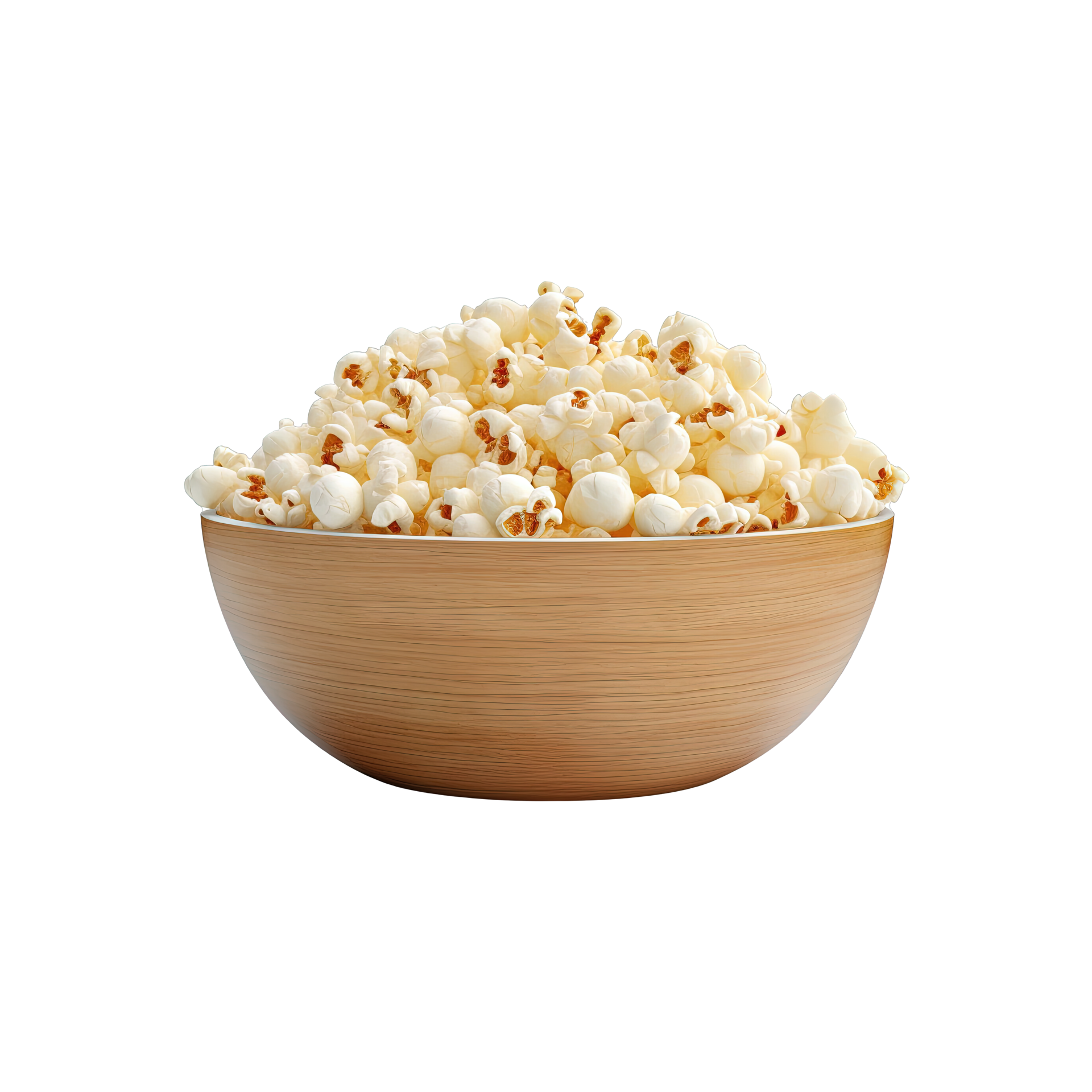 Popcorn in bowl isolated on transparent background. 24107948 PNG