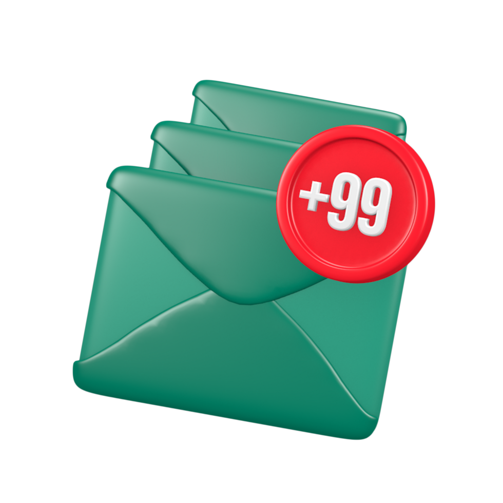 Message 3d cute shop customer icon for social media post png