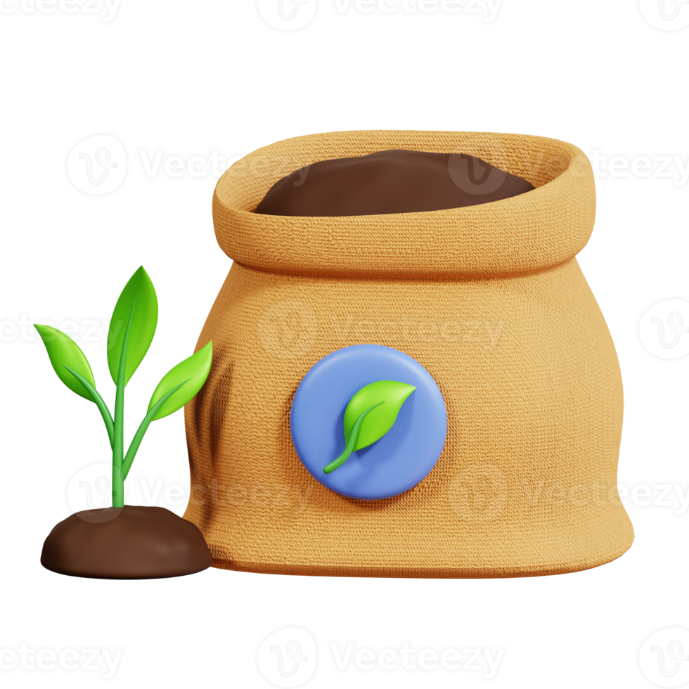 Composting Day 3D Icon png