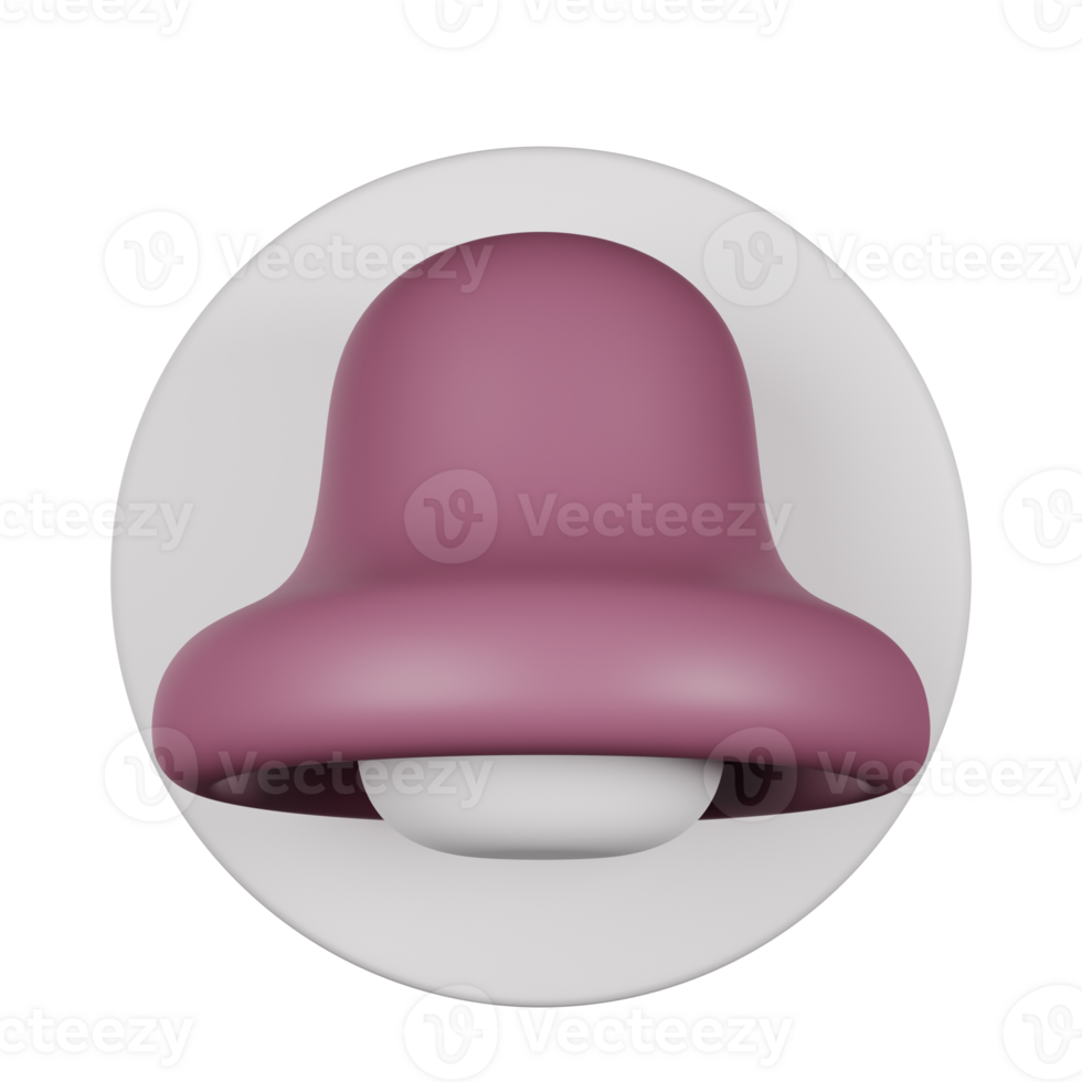 3d icon subscription isolated on transparent background png