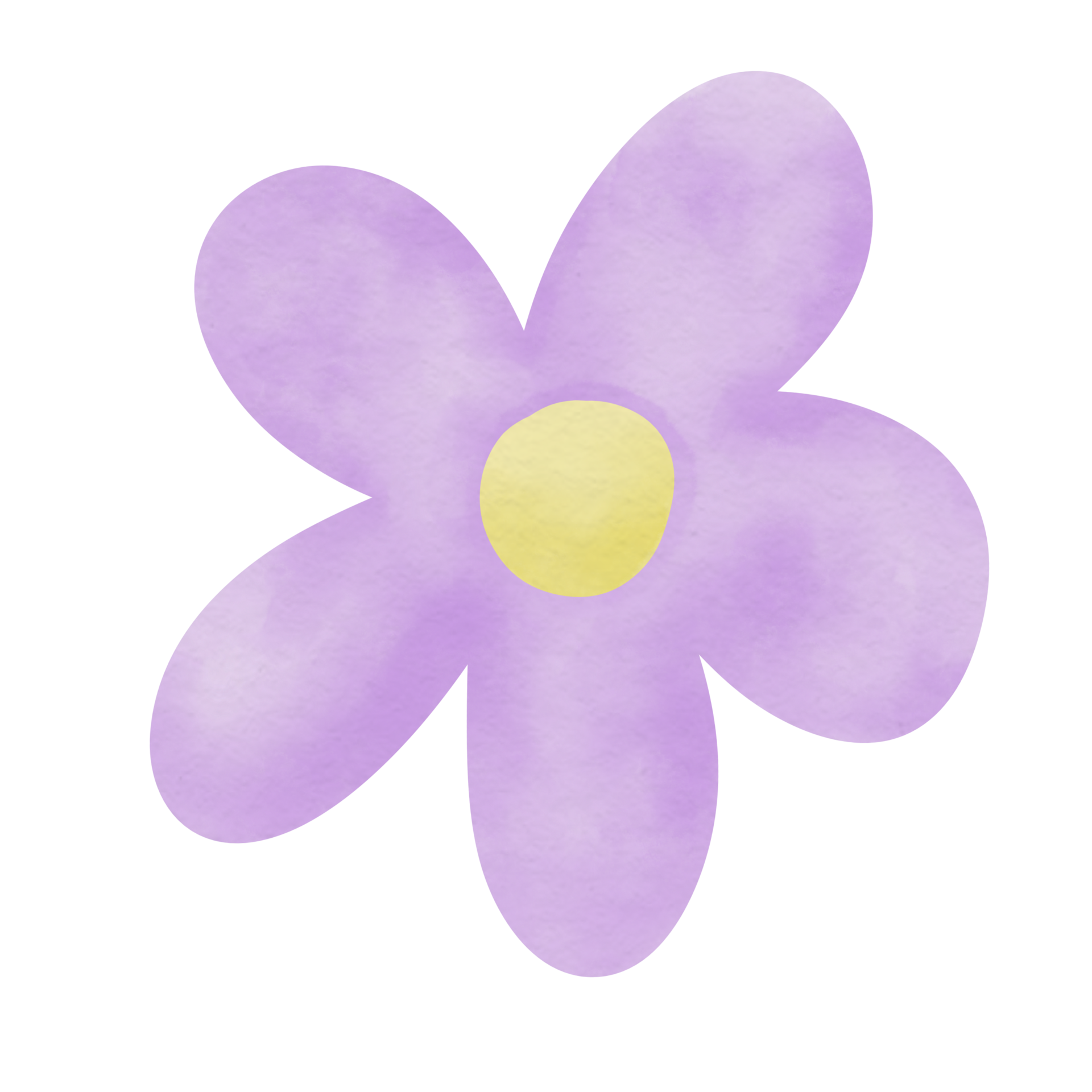 Pastel purple flower 24109244 PNG