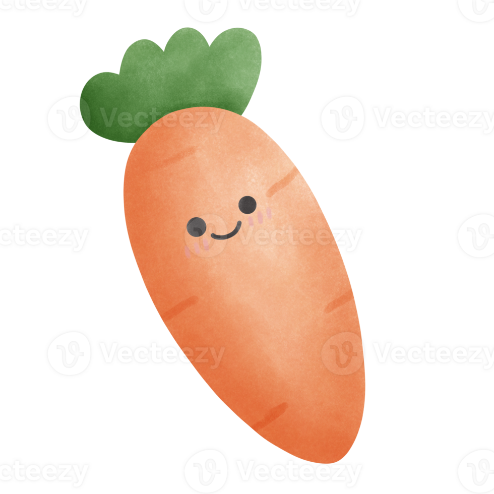 cute cartoon carrot png