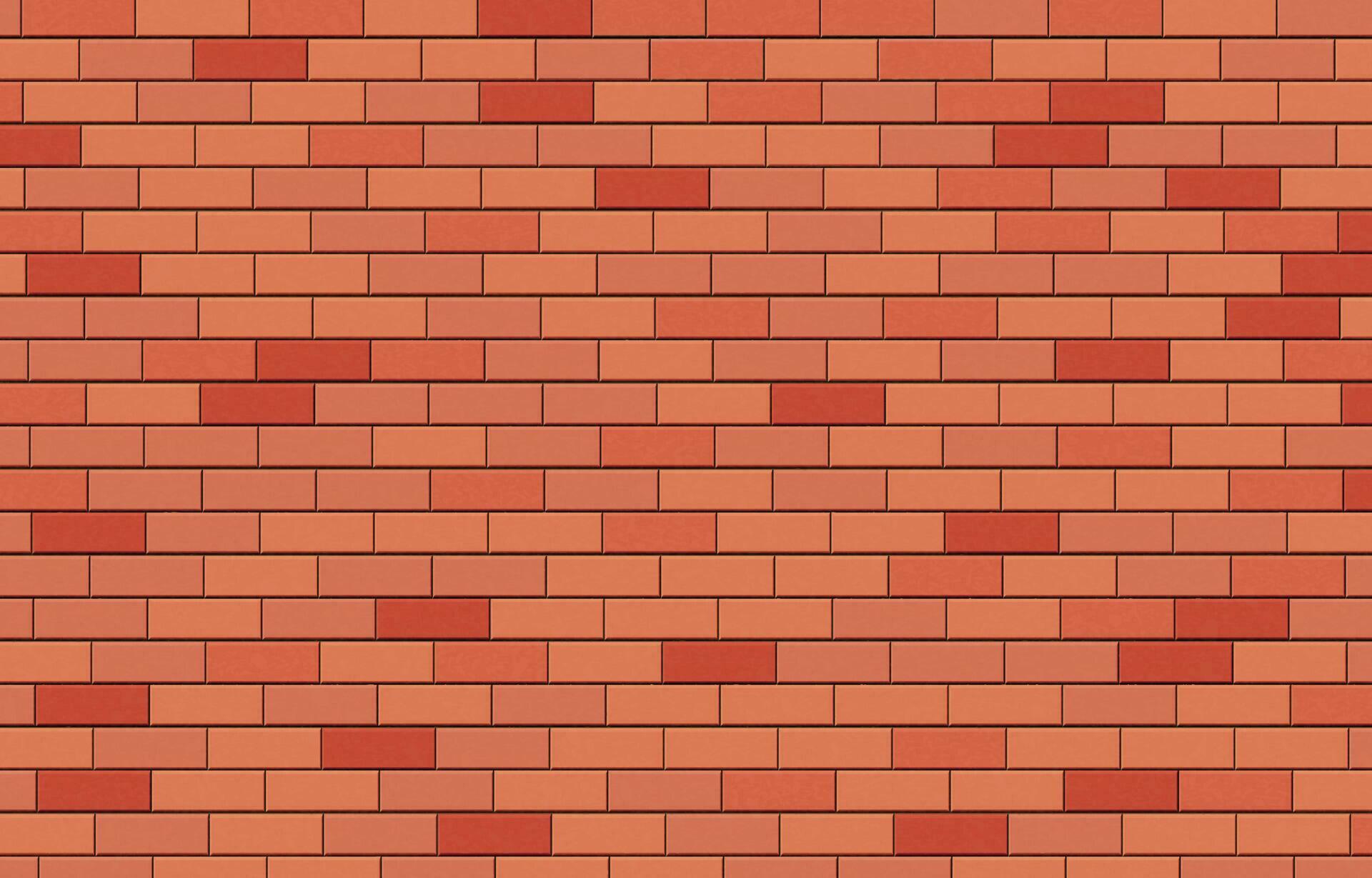 Realistic brick wall vector background background pattern for template