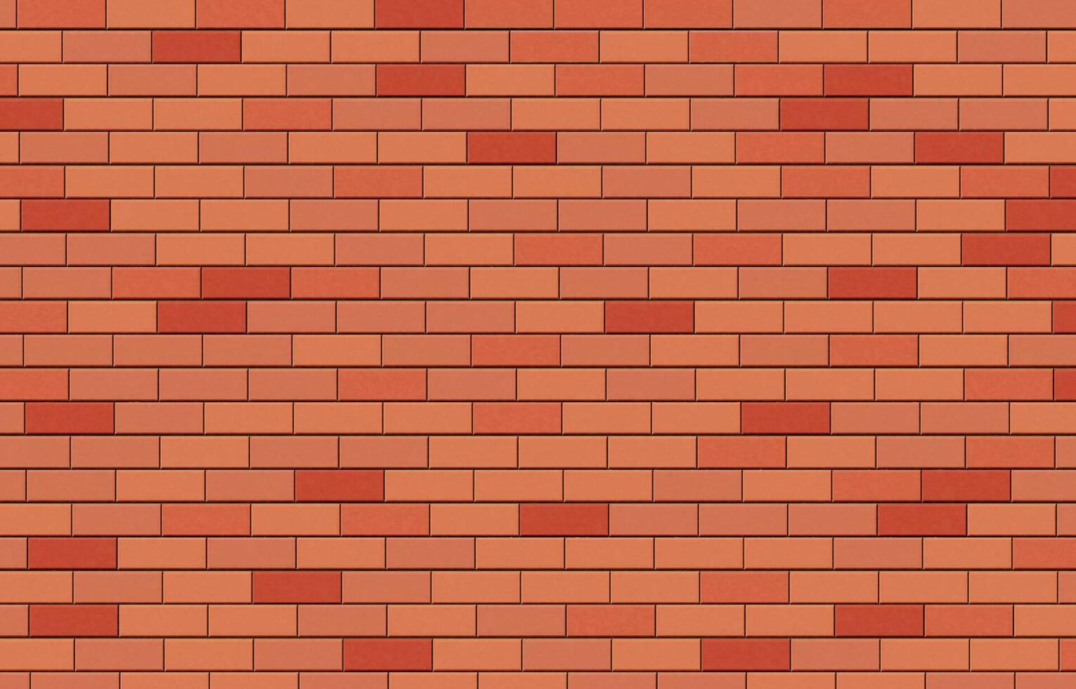 Realistic brick wall vector background background pattern for template