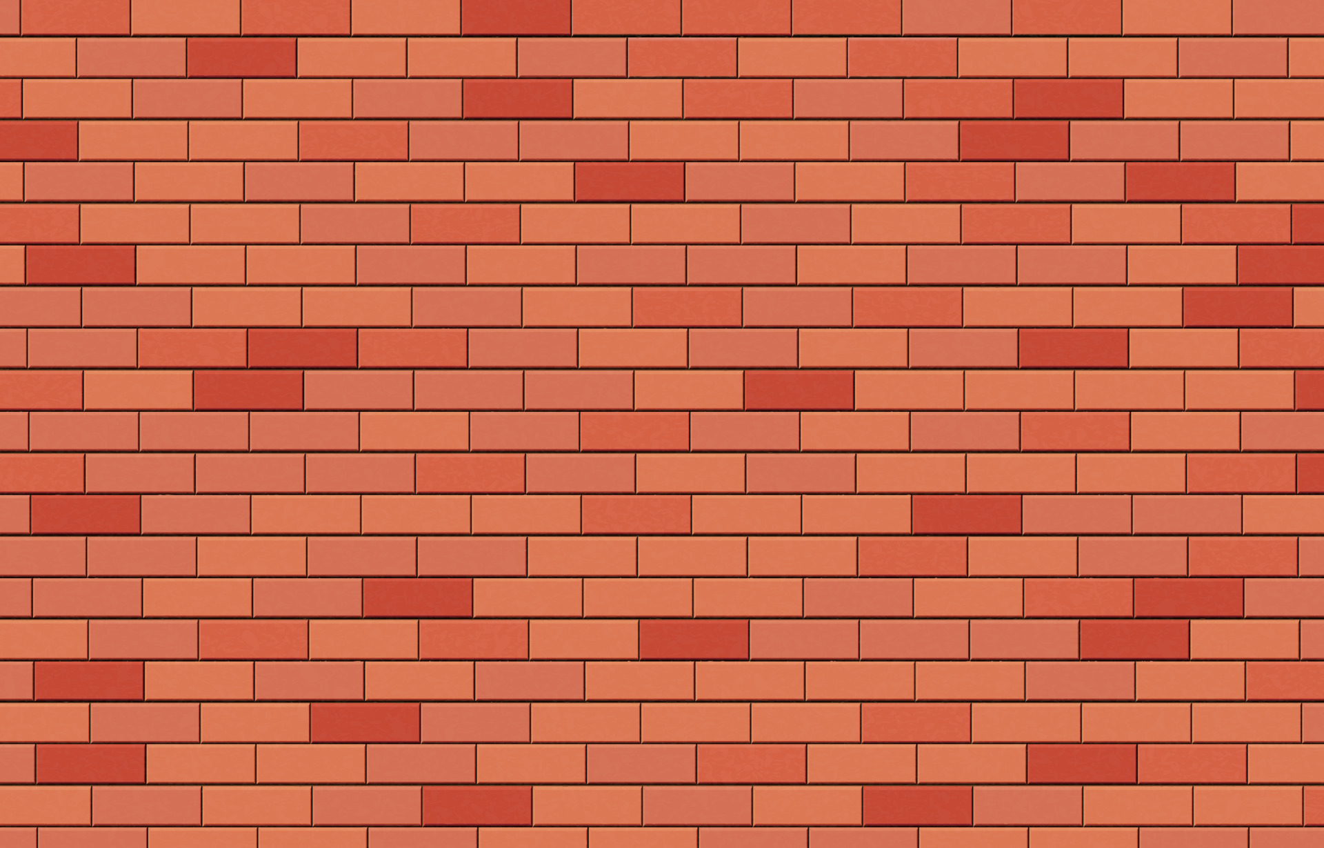 Realistic brick wall vector background background pattern for template