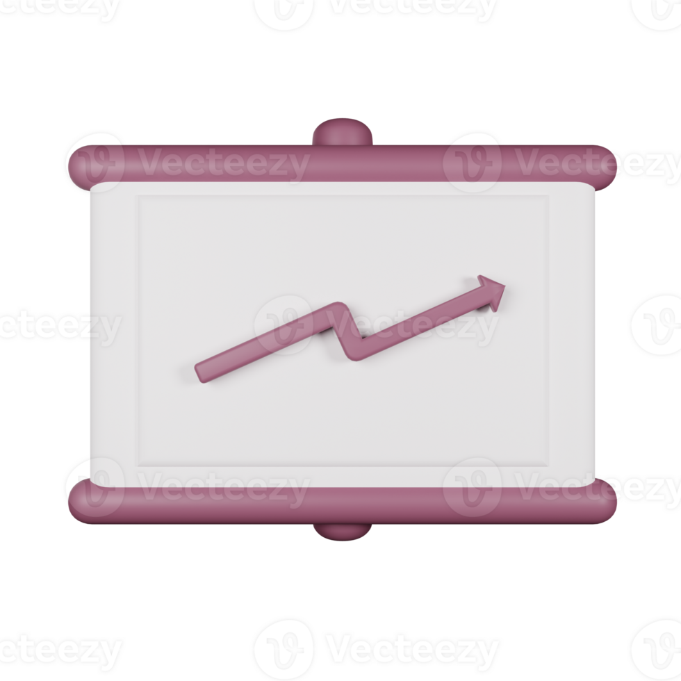3d icon strategy isolated on transparent background png