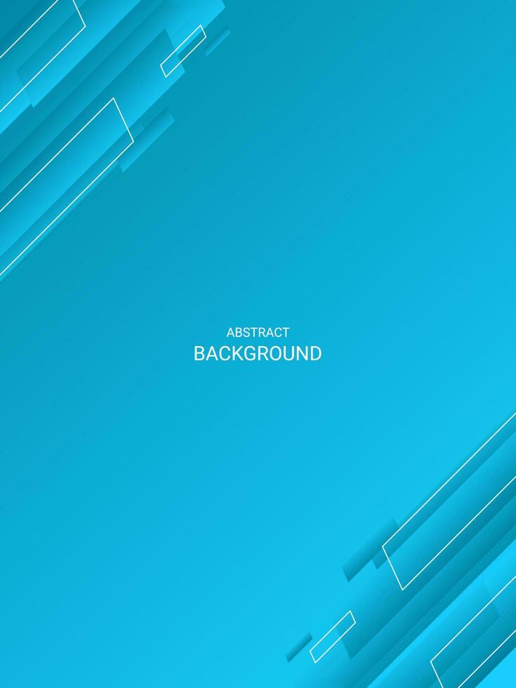 Abstract blue geometric shapes background vector