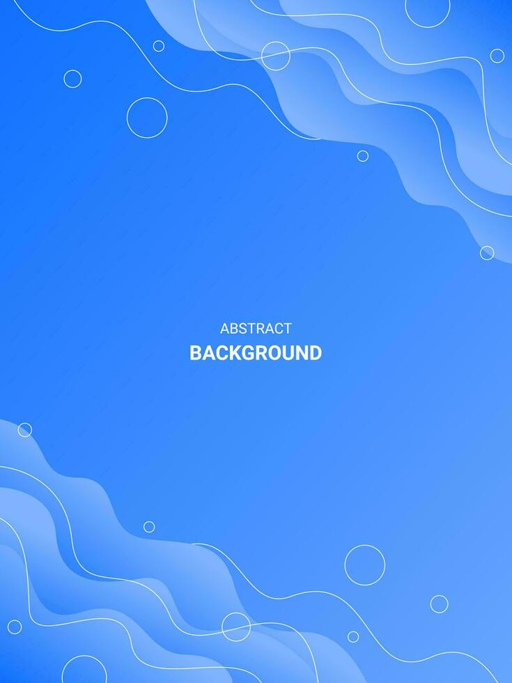 Vector gradient liquid abstract background