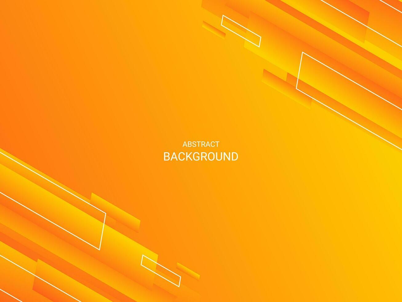 Abstract yellow geometric shapes background vector