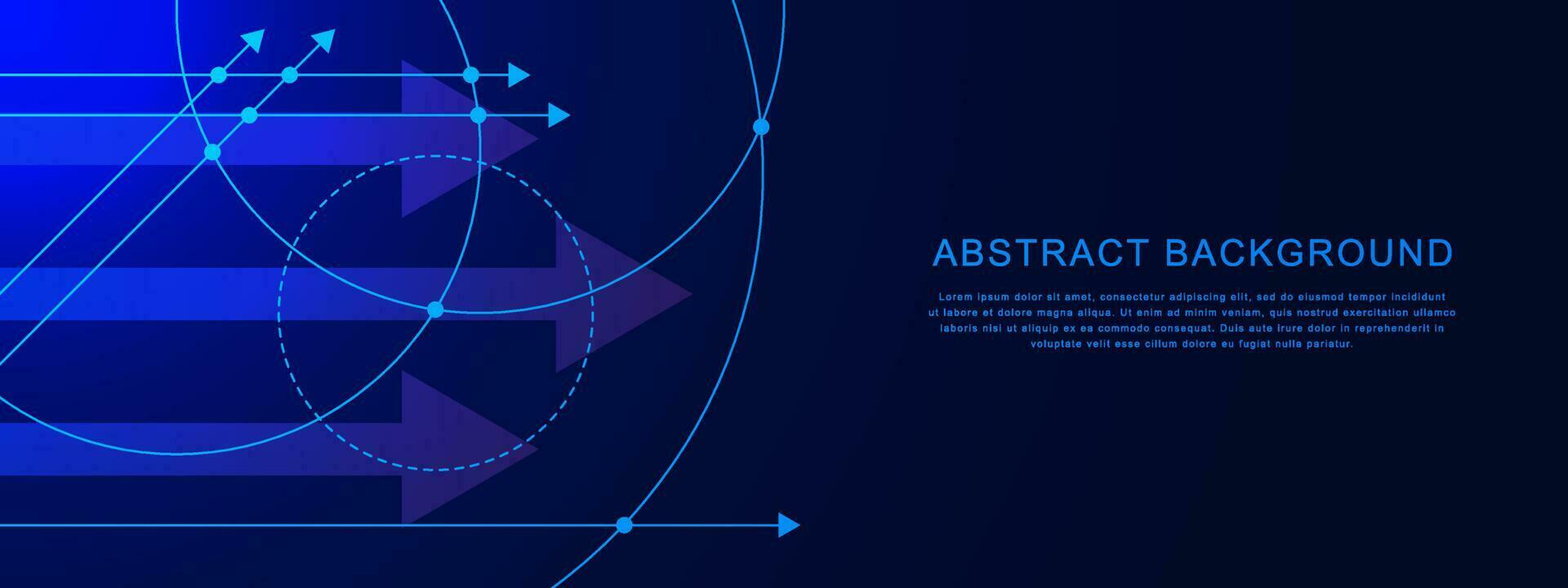 resumen puntos y líneas con degradado flecha para futurista mundo datos red concepto antecedentes. global red, comunicación tecnología y grande datos visualización. vector ilustración.