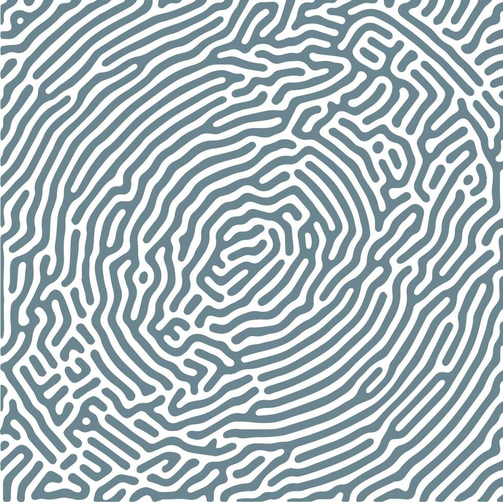 Monochrome reaction diffusion Organic spiral circular shapes abstract turing pattern background vector