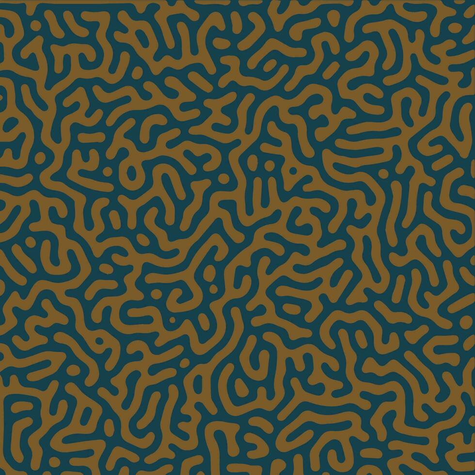 Monochrome reaction diffusion organic turing pattern background vector