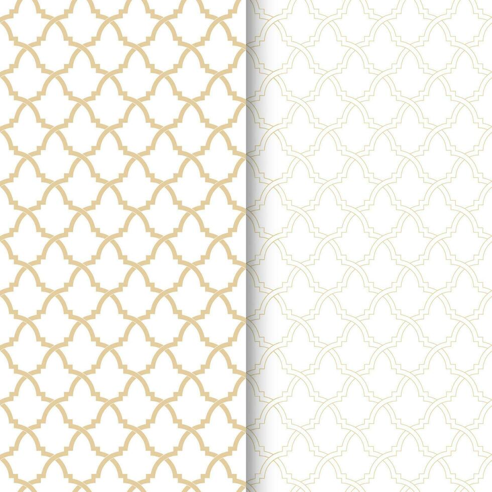 Seamless Authentic Arabian islamic geometric pattern Vector Illustration