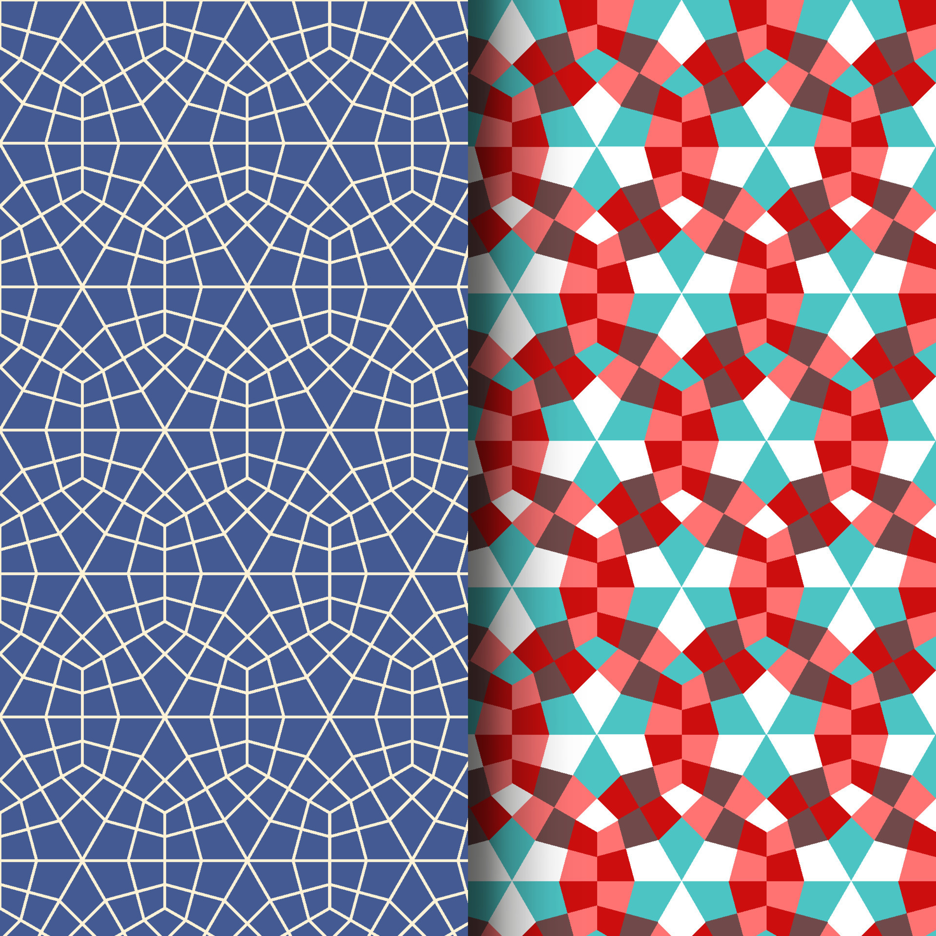 Persian Orosi Glass Islamic Geometric Pattern design 24110604 Vector