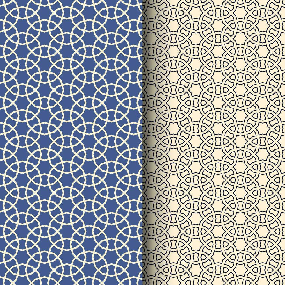 Islamic Ornamental Geometric Circular pattern Vector Design