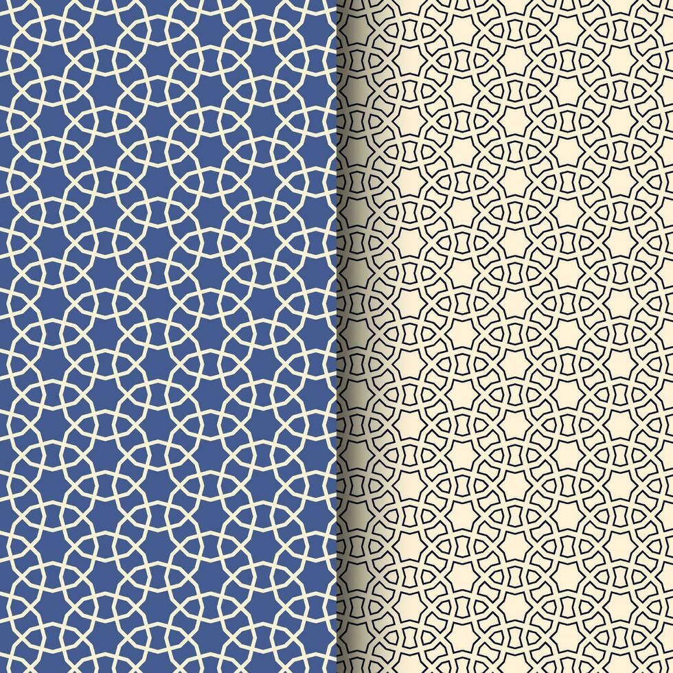 Islamic Ornamental Geometric Circular pattern Vector Design