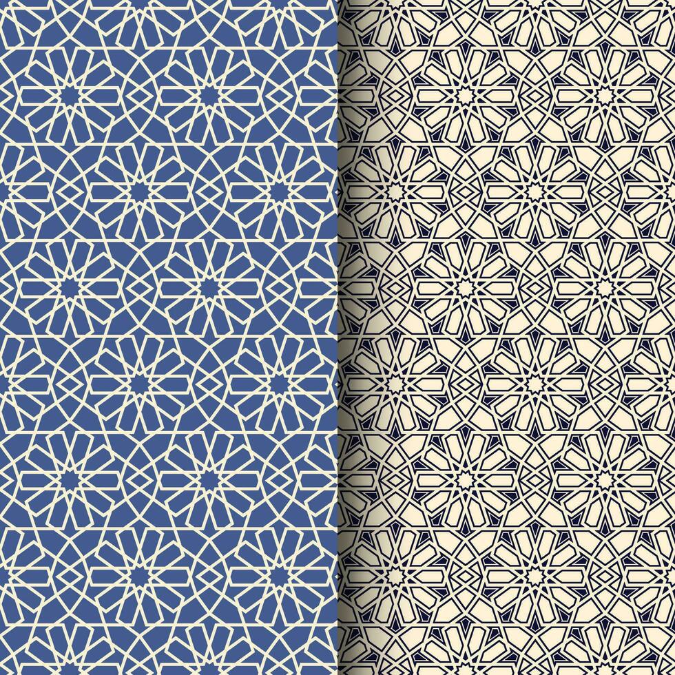 Abstract Islamic arabic seamless geometric pattern vector for print and design