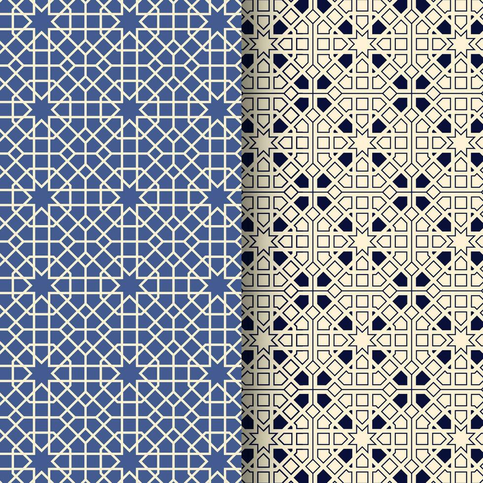 Abstract Geometric Precision Islamic Pattern Art in Arabian style vector