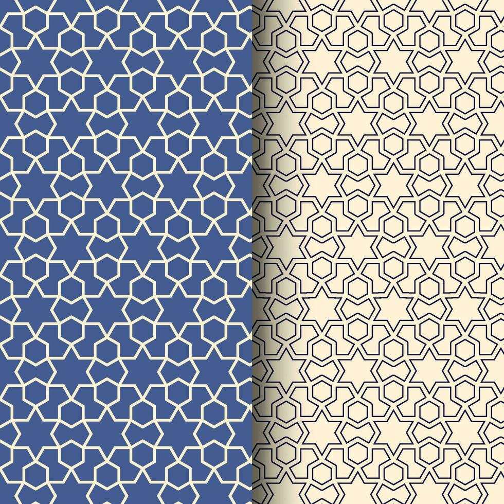 Islamic Ornamental Geometric Circular pattern Vector Design